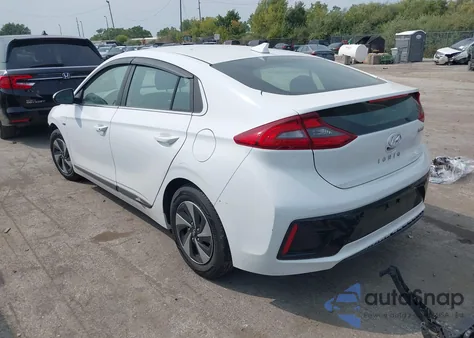 2019 Hyundai Ioniq Hybrid Sel from USA, damaged, VIN KMHC75LC7KU113981